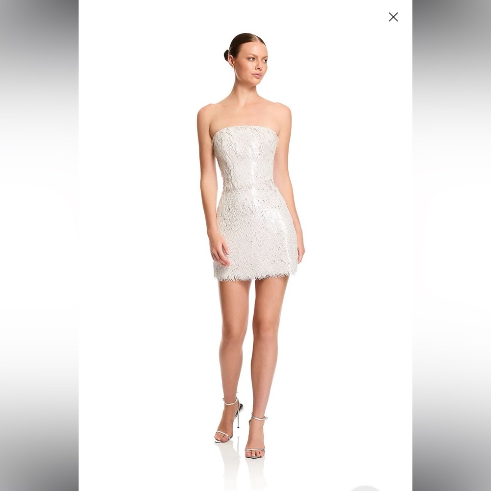 Chosen by Kyha Jones Mini Dress Ivory